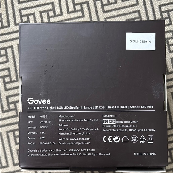Govee Wi-Fi RGB LED Strip Light - Picture 2 of 3